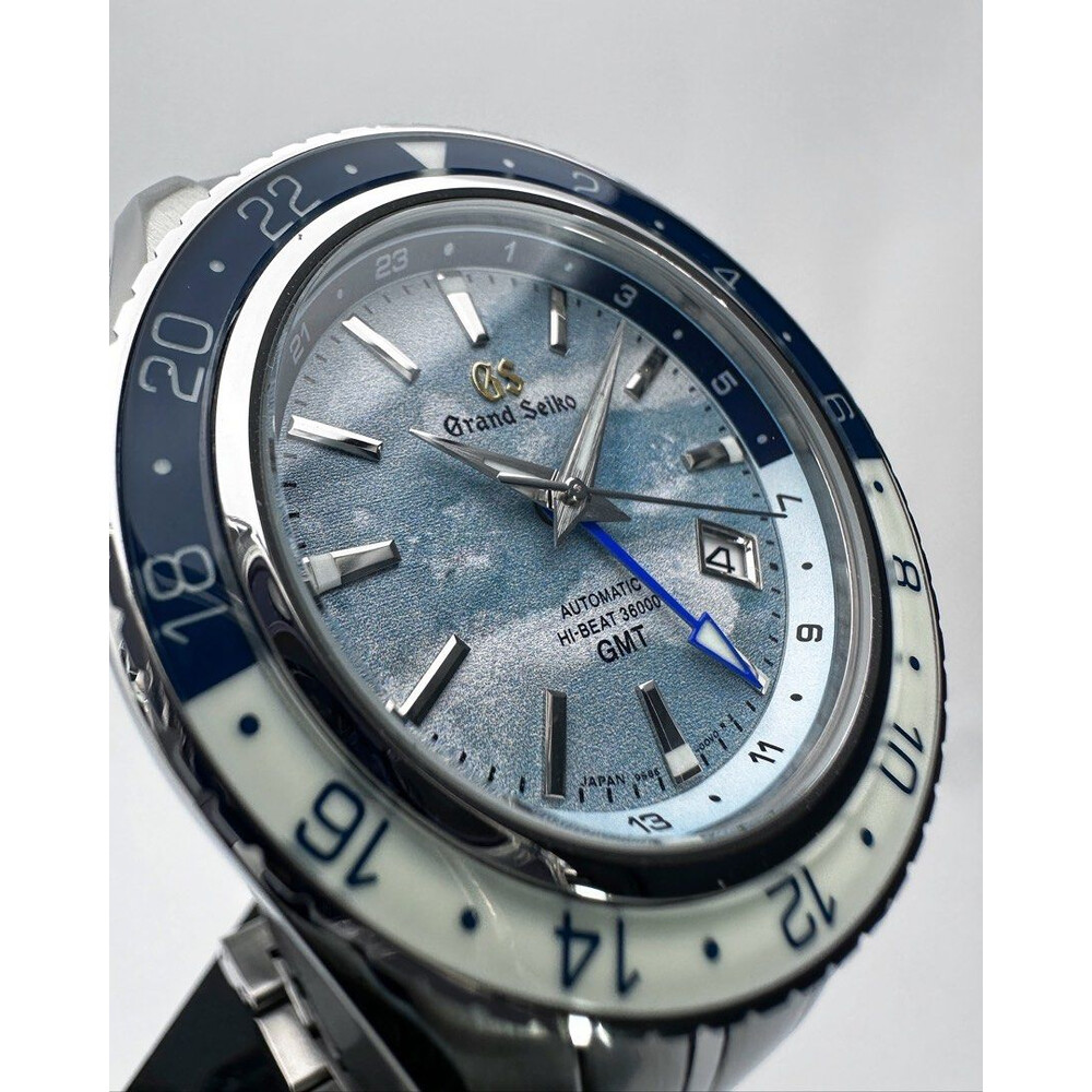 Custom Seiko Mod • Premium GS SBGJ275 “Unkai” Sea of Clouds V2 • 44mm